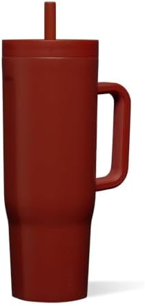 Corkcicle Cruiser Tumbler with Handle & Straw, 40 oz, Brick - Image 2