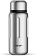BOBBER 34 oz Vacuum Insulated Stainless Steel Water Bottle with Removable Tea Infuser – Dishwasher Safe, Keeps Drinks Hot for 40 Hours – Triple Walled Coffee Thermo for Hot Drinks (Matte) by Bobber