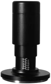 Stainless Steel 2 In 1 Coffee Tamper With Espresso Stirrer Needles Adjustable Height Clear Scale Barista Tools Espresso(53mm) by Unknown