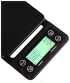 Electronic Scale, 3kg 0.1g 5kg Coffee Weighing Drip Scale with Timer Digital Kitchen High Precision LCD Scales,for Meal Prep, Baking and Cooking(Black) - Image 6