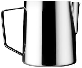 Milk Frothing Pitcher Steamer Cup Big Capacity Foam Jug Steaming Latte Tools Coffee Accessories(600ml,Glossy) by Unknown