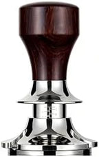 51.6mm Elasticity Adjustable With Scale Lines Stainless Steel Coffee Tamper，Compatible For La Pavoni，replacement Espresso Accessory(Black rosewood) by Unknown