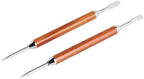 Decorating Art Pen Latte Pull Flower Needle Stainless Steel Coffee Cappuccino Espresso Art Needles Barista Coffee Accessories (Color : Stainless steel-2pcs) - Image 7