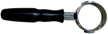 8g/18g/22g Basket 58mm Bottomless Portafilter Solid Wood Handle，Compatible For Breville，BES900/BES920/BES980 Barista Accessory(Black wood,With 2 cup basket) by Unknown