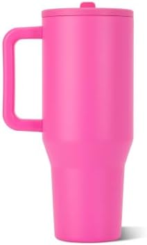 HydroJug Traveler 40oz, Insulated Tumbler with Handle & Straw, Razzle - Image 2