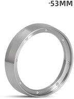 Espresso Dosing Funnel 2-piece Stainless Steel Coffee Dosing Ring Accessories(Silver Color 53mm) - Image 2