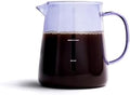FLUR Carafe: Perfect for Brewing, Serving & Sharing – Precision Spout for Smooth Pour – For Hot or Iced Drinks – Borosilicate Glass with Capacity Markers – Dishwasher & Microwave Safe – 32oz (Purple) by FLUR