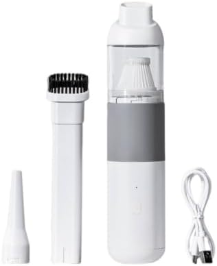 Vacuum Compact Grounds Cleaner Vacuum Blower Cordless USB Rechargeable Body Targeted Cleanup for worktops Areas Mouths Suitable for Coffee Shops counters Espresso Stations Household use by Unknown