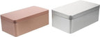 Boxes Storage Box Tea Storage Containers Candy Storage Tin Jar Metal Tea Tin Loose Tea Leaf Tin Container Coffee Tea Canister Candy Tins Cans Spice Tin Gift Coffee Can Iron-Silver+Goldenx2pcs by Unknown