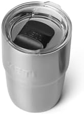 YETI Rambler 8 oz Insulated Coffee Mug with Lid - Stackable Double-Wall Vacuum Insulated Coffee Cup - DuraSip Ceramic Lining - Barista-Friendly Design - Stainless Steel - Dishwasher Safe - Image 3