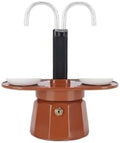2-Cup Aluminum Moka Pot Stovetop Espresso Maker for Home Camping Italian by Unknown