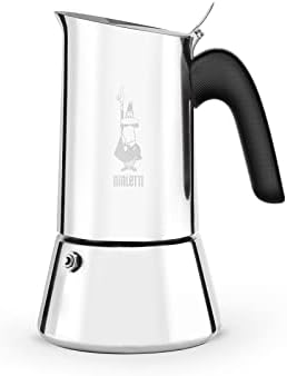 Bialetti Venus Induction Stovetop Coffee Maker (6 Cups) and Induction Plate - Image 2