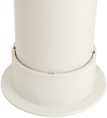 Commercial Floorstanding Knockbox, Knock Box For Coffee Ground Espresso Knock Boxe with Removable Base & Hooks in Milk Tea Stores, Snack Bars 8.46 x 8.85 x 33.66 Inches (White) - Image 6