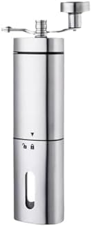 Triangle Design Manual Coffee Grinder Stainless Steel Hand Crank Coffee Bean with Handle(Stainlesssteelmodel) by Unknown