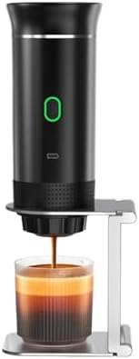 Wireless Electric Portable Espresso Coffee Machine For Car & Home Camping Coffee Maker 3-in-1 Capsule Powder Travel Coffee Maker(Dark Wood Grain) - Image 2