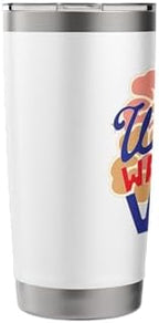 I Am Woman Watch Me Vote - Feminist Voting Stainless Steel Insulated Tumbler - Image 4