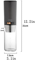 JITEM Cafetera Glass Ice Cold Dripper Coffee and Tea Maker Dripper Coffee Brewer Maker with Adjustable Water Flow Stainless Steel Filter for Coffee or Tea - Image 2