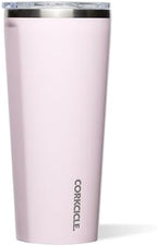 Corkcicle Insulated Tumbler with Sliding Lid, 24 oz, Powder Puff by Corkcicle