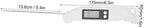 Backlit Professional Digital Instant Read Meat Thermometer for Kitchen, Food Cooking, Grill, BBQ, Smoker, Candy, Brewing, Coffee, and Oil Deep Frying - Image 2