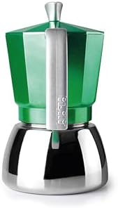 IBILI - Elba Green espresso machine, 3 cups, 150 ml, cast aluminium, stainless steel base, with reducer for 2 cups, suitable for induction - Image 4