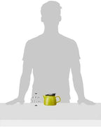FORLIFE Bell Ceramic Teapot with Basket Infuser, 16-Ounce/470ml, Lime - Image 5