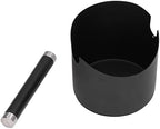 Stainless Steel Coffee Grounds Bucket with Rubber Base, Coffee Knock Box for Espresso Machines, Compact Dump Bin for Home, Cafes, Restaurants and Bars (Black trumpet (FC-04-2)) - Image 7