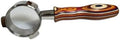 54mm 3-ear Naked Portafilter With BasketStainless Steel Bottomless Coffee Handle(Walnut wood,Only handle) by Unknown