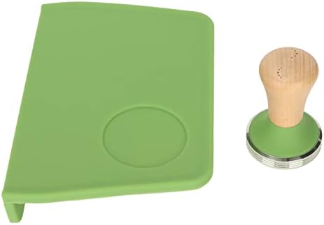 Semme Tamping Mat, Coffee Tamper Mat Coffee Maker Mat with Flat Base 2pcs Silicone Coffee Tamper Mat, Coffee Tamping Pad, Oil Proof Coffee Pad Tamper Kit for Home Coffee Shop (58mm / 2.28in Tamper) - Image 3