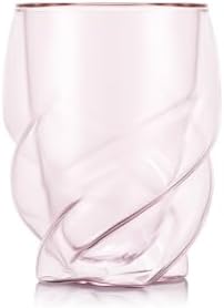 Bodum Double Walled Glasses Pack of 6 Pavina Paris Transparent Pink - 270 ml Cups - Dishwasher Safe Thermal Cup - Mouth-blown Borosilicate Glass - Image 6