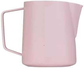 500/600ml Stainless SteelClassic Milk Frothing Pitcher Steaming Pitchers Cappuccino/Latte Art Cup Coffee Tool(500ml,Pink A) by Unknown