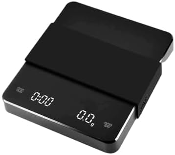Food Kitchen Scale, Digital Coffee Scale with Timer LED Screen Espresso USB 3kg/5kg 0.1g High Precision Measures in Oz/ml/g Kitchen Scales,LCD Display - Image 4