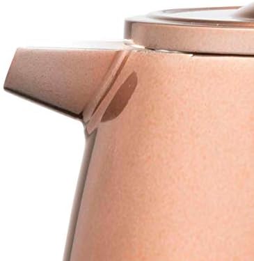 KitchenCraft Le'Xpress 8-Cup Insulated Metal Cafetière, 1 Litre, Copper Finish - Image 4