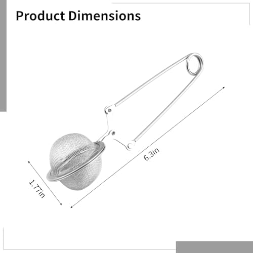 20 Pcs Stainless Steel Tea Strainers for Loose Tea, Quality Infusers with Removable Handles, Perfect for Single Cup Brewing, Fine Mesh Design for Optimal Filtration - Image 3