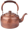 Retro Kettle with Wrapped Handle |, Copper Kettle, Stovetop, Cookware, for Kitchen, Tea Lovers, 3L, Thick Gas by Unknown