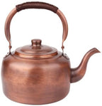 Retro Kettle with Wrapped Handle |, Copper Kettle, Stovetop, Cookware, for Kitchen, Tea Lovers, 3L, Thick Gas by Unknown