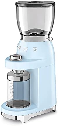 Smeg 50's Retro Style Aesthetic Coffee Grinder, CGF01 (Pastel Blue) - Image 2