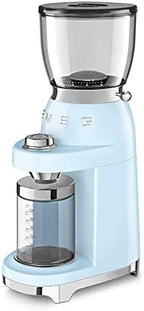 Smeg 50's Retro Style Aesthetic Coffee Grinder, CGF01 (Pastel Blue) - Image 2