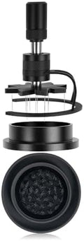 IKAPE 54MM WDT Tool, Espresso Stirrer Distribution Tool, Adjustable Needle Height, Coffee Stirrer with Dosing Funnel & Stand(With Brush) by IKAPE