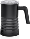 4 in 1 Electric Milk Frother and Steamer, 580ml Automatic Milk Warmer with Non Stick Interior, Hot and Cold Foam Maker for Coffee, Latte, Cappuccino, Hot Chocolate (US Plug) by Unknown