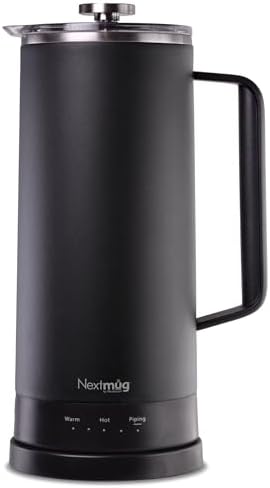 Nextmug Press - Temperature-Controlled, Self-Heating French Press by NextmugbyNextboom