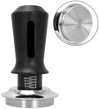 Coffee Tamper 30lb Constant Pressure Calibrated Double Spring Espresso Maker Accsesories Barista Tools(51MM Black Thead) by Unknown