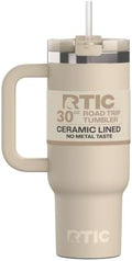RTIC 30oz Road Trip Tumbler, Insulated, Ceramic Lined, Beach by RTIC