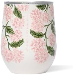 Corkcicle x Rifle Paper Co. 12 oz Insulated Tumbler, Pink Hydrangea by Corkcicle