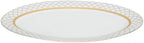 Lorren Home Trends 57-Piece Porcelain Dinnerware Set, Beatrice, Service for 8 - Image 3
