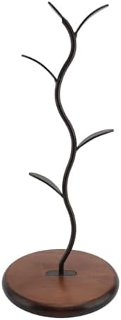 Zerodis Kitchen Storage Coffee Mug Holder Stand Countertop Mug Tree Coffee Mugs Tea Cup Storage Rack Coffee Counter Bar Accessories Kitchen Organizer for Holding Mugs Earrings Keychains - Image 4