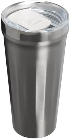 STANLEY Everyday Tumbler 20 oz | Press Fit Drink Through Lid | Beverage, Coffee, and Cocktail Cup | Insulated Stainless Steel Wine Glass | BPA-Free | Steel Shimmer - Image 3