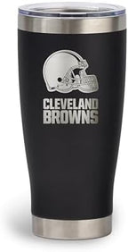 The Memory Company Officially Licensed 20oz Tumbler Etched, Cleveland Browns by TheMemoryCompany