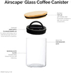 AirScape Planetary Design Borosilicate Glass Coffee Canister, Food Storage - Image 2