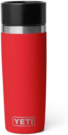 YETI Rambler 16 oz Travel Bottle, Stainless Steel, Vacuum Insulated with Leakproof Commuter Cap, Rescue Red - Image 5