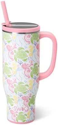 Swig Life 30oz Leakproof To-Go Tumbler with Handle, Summer Salt by SwigLife